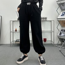 퍼니걸스 6029 데일리 밴딩 라벨 조거 트레이닝 팬츠 여성의류