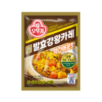 오뚜기 백세발효강황카레 약간매운맛 80g, 3개
