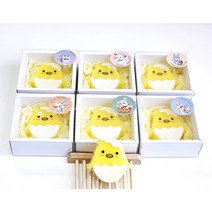 부활절비누/ 부할절병아리비누/부활절계란비누/1구상자선물포장+스티커/부활절답례품비누/병아리비누, 65g, 1, 3500