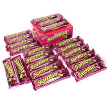 미국직구 SAMBA Fresa Galleta Cubierte Chocolate Relena sabora Fresa 20 Unidades de 32 grc/u, 수량, 상세참조