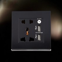 DHL 배송 AC 110-250V USB 벽 소켓 미국 EU 2 포트 콘센트 전원 충전기 홈 도매, 한개옵션1, 01 유니버설 플러그