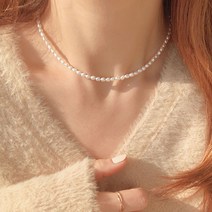 [실버925]담수진주 목걸이 mini pearl necklace