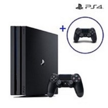 소니 PS4 프로 플스4 PRO 7218 1테라 화이트 신형 밀봉 새제품-2인듀얼쇼크셋