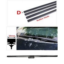 와이퍼 1Pcs 자동차 앞 유리 고무 리필 14 quot1617 quot1819 quot2021 quot2224 quot2628 quot와이드 8mm 소프트 인서트 프레임리스 교체, [11] 28