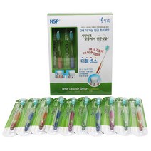 HSP 더블센스 시린이/잇몸케어 전문 칫솔, 10개입, 1개