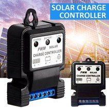 1pc 6V/12V PWM Solar Charge Controller With LCD Display 3A/5A/10A Battery Charger Intelligent Regula, [01] 10A