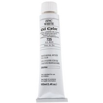 [신한] 유화물감 징크화이트100ml - 오일물감 징크물감
