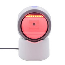 2D QR 바코드 스캐너 symcode 전방향 핸즈프리 USB 자동 바코드 리더기 모바일 결제 컴퓨터 스크린 스캔용, 2D Hands-Free Scanner White