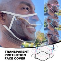 투명마스크 입모양마스크 페이스쉴드 강의용마스크 투명마스크 선생님마스크 위생투명마스크 수화마스크 면마스크 주방마스크 플라스틱마스크 입가, 검정