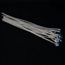 캔들바다 안티스모크 심지 [ 5호 ] 소이왁스 팜왁스용 심지탭 포함 비즈왁스 코팅, 1봉