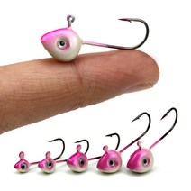 [당일발송] 아징 볼락 송어 루어낚시 핑크피쉬 지그헤드 0.5g-5g 10개입, 0.5g(10개입)