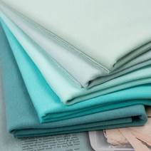유명한원단 튜브폭 20수 밀라노 시보리 다이마루 원단 민트계열 5종, 딥민트(B삼사)