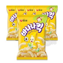 농심 바나나킥75g 5입 인기과자 스낵 간식 군것질거리, 단품