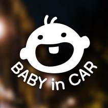 일음쇼핑^^*m아기가타고있어요 자동차스티커 코코베베 차량꾸미기 인테리어 꾸미기용일medi^*^, ab*^^선택없는