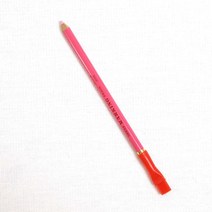 오렌지미싱 연필초크 단면 초크색연필 초크펜 초크, 1개, 분홍색