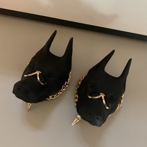 [라뮤즈캔들] 도베르만 1+1 풀옵션(선글라스 목걸이 리필오일 포함) 차량용 석고방향제