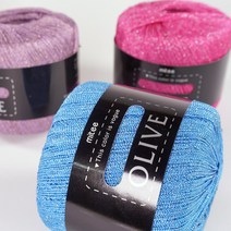 올리브/털실/뜨개실/손뜨개/의류용실/여름실 프랜즈얀, 16 금사레드