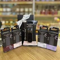 우드윅 오토벤트 차량용 방향제 ( 키트 + 리필 4종 택1 ), 코스탈선셋 ( 키트 ) + 화이트틱 ( 리필 )