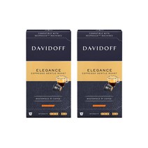 다비도프 엘레강스 에스프레소 캡슐커피 55g 2개, 55g × 2개, 단품