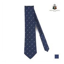 인디안 BRUNO BAFFI 네이비 화이트선 넥타이_MACSNVY6127