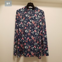 이헌영 이헌영 &데칸쇼 화사한 꽃무늬패턴 반 앞트임 봄가을 블라우스/22A25005B2