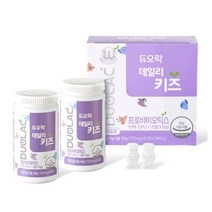 듀오락 데일리키즈 유산균 750mg x 60정, 2개 4세트