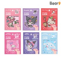 3000 산리오 보석 십자수 스티커 세트 집콕 DIY 장식 소품 도안 비즈 큐빅 액자 쿠로미 시나모롤, 파티 시나모롤