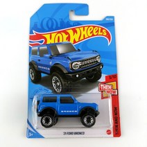 18인치 휠 자동차 2021 핫 휠 자동차 NO.75-112 KOENIGSEGG JESKO 재규어 폰티악 GTO 1/64 금속 다이 캐스, 26 2021-100 FORD BRONCO