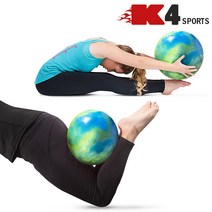 K4스포츠아몸디 짐볼 요가 미니짐볼 마사지볼 필라테스 운동볼 코어운동 다이어트 자세교정 스트레칭(K4-125), 36cm, 핑크퍼플