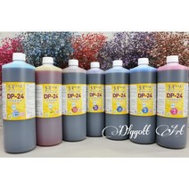 들꽃아트 안개보존액 1리터 1개 46색 / 프리저브드 용액 드라이플라워 보존화 염색약, 27.와인