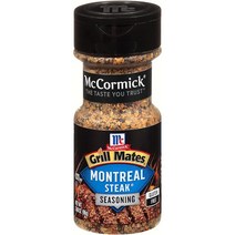 McCormick 맥코믹 그릴 메이트 몬트리올 스테이크 시즈닝 11.62온스 396648, 3.4 Ounce (Pack of 1)