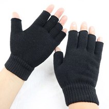 PKFARM 심플 다용도 무지 검정 반장갑