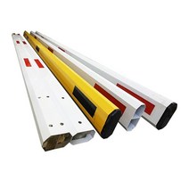 주차장 게이트 제어 주차차단기 난간 울타리 펜스, 노란색과 검은색 기둥 10x4.5cm(3m)
