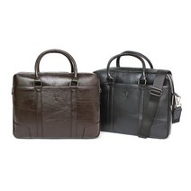 오너클랜 3011 블루마운트 천연소가죽 남성 서류가방 크로스백, 3011 블랙