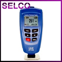 CEM 도막두께측정기 DT-156 철 비철 겸용 도막게이지, 단품