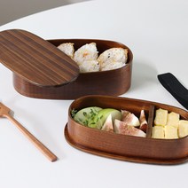 코지테이블 우드나무 도시락 다크우드 2단, 단품