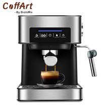 업소용 커피 머신 사무실 렌탈 동구전자 밀리타 가정용 Coffart-20 바 이탈리아 타입 에스프레소 커피 메, 02 Silver_02 UK