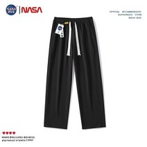 남성 NASA 올 매치 팬츠 남성 봄 가을 루즈 플러스 벨벳 남성 와이드 레그 캐주얼 팬츠 겨울 조수 브랜드 스트레이트 팬츠