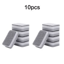 주방 바 청소 용품 세트 가정용 양면 스폰지 수세미 도구, A 10pcs, A  10pcs