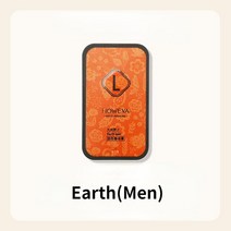 진스온 남녀공용 휴대용 고체 향수 부드러운 지속 방수 아로마 데오도란트 바디 솔리드 밤 개, 1.Earth