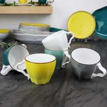 폴란드그릇 루비스톤 스톤에이지 티잔 250ml, 에메랄드