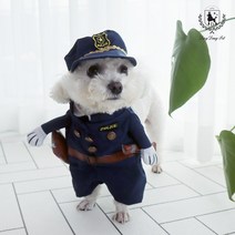 딩동펫 반려동물 순경 강아지옷, 순경 강아지옷 S