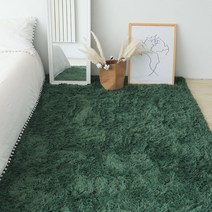 침실 카펫 침대옆 매트 북유럽 인스풍 러그 가득 화이트 베드 도톰한 소녀 순-97187