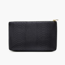 아트박스/블랑블랙 파이톤 가죽 미니 클러치