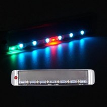 태양열 크롬사각 26패턴 LED 경광등, 상세페이지 참조