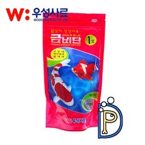 우성 금비단 1호 금붕어 비단잉어 영양 사료 120g