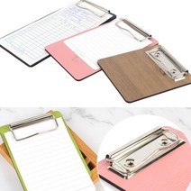 식당 주문서 영수증 끼움용 클립보드 메뉴선택 메모지받침 패밀리레스토랑 사무용품 원데이클래스, 1개, 110-검정