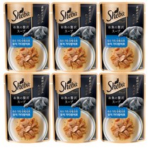 쉬바 수제수프 참치 가다랑어포 파우치 40g x6개세트