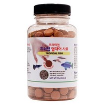 YB 프리미엄 피쉬탭 열대어 사료 250ml 170g 구피접착사료 구피먹이 관상어용품 한라펫 JBL노보탭 코리먹, 1
