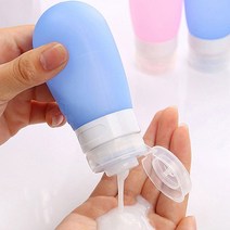 PG PKFARM 여행용 실리콘 공병 원형 다용도 튜브 용기 샴푸통 로션통 낱개 판매, 그린60ml (중형)